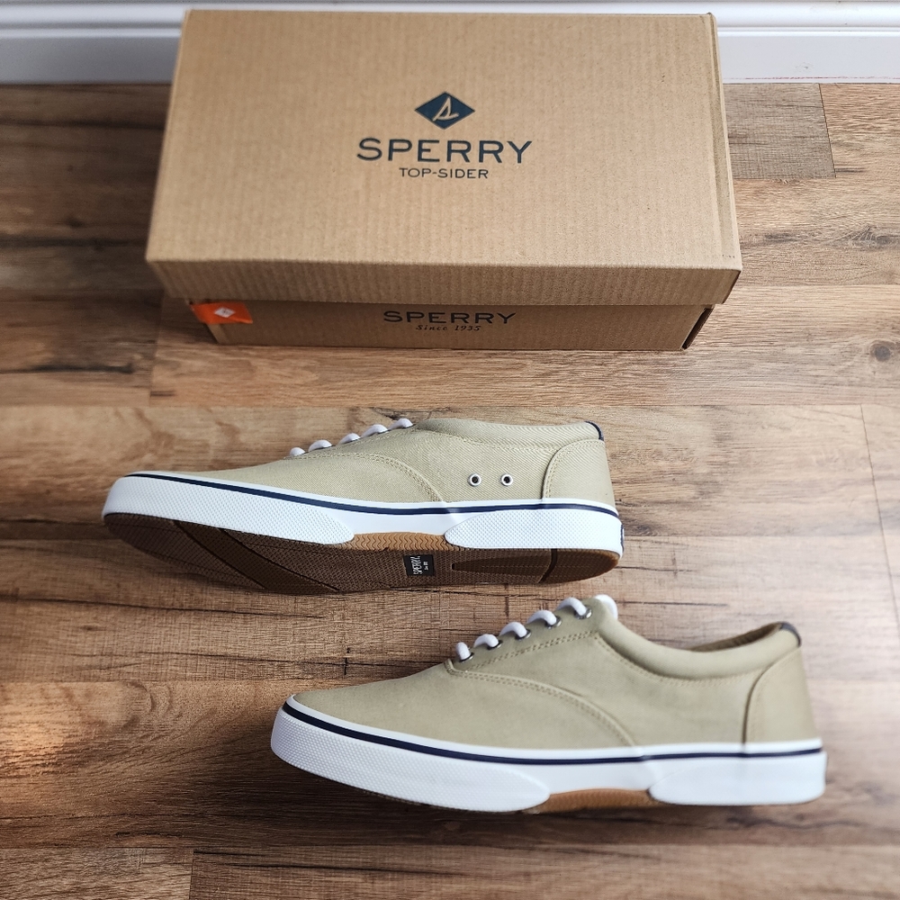❗️NWT❗️Sperry Men's Halyard CVO Khaki Seaker Size 12 - Picture 5 of 13